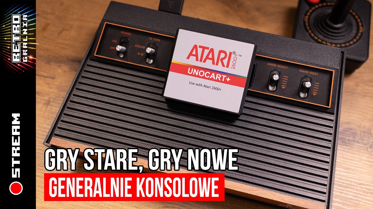 🔴 Atari 2600+ oraz Unocart+ :: Gry Nowe i Gry Stare
