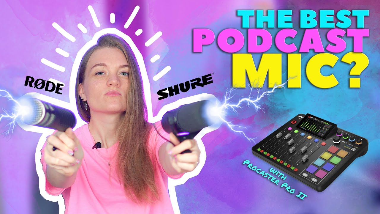 THE BEST PODCAST MIC? Shure SM7b VS Rode Procaster with Rodecaster Pro II
