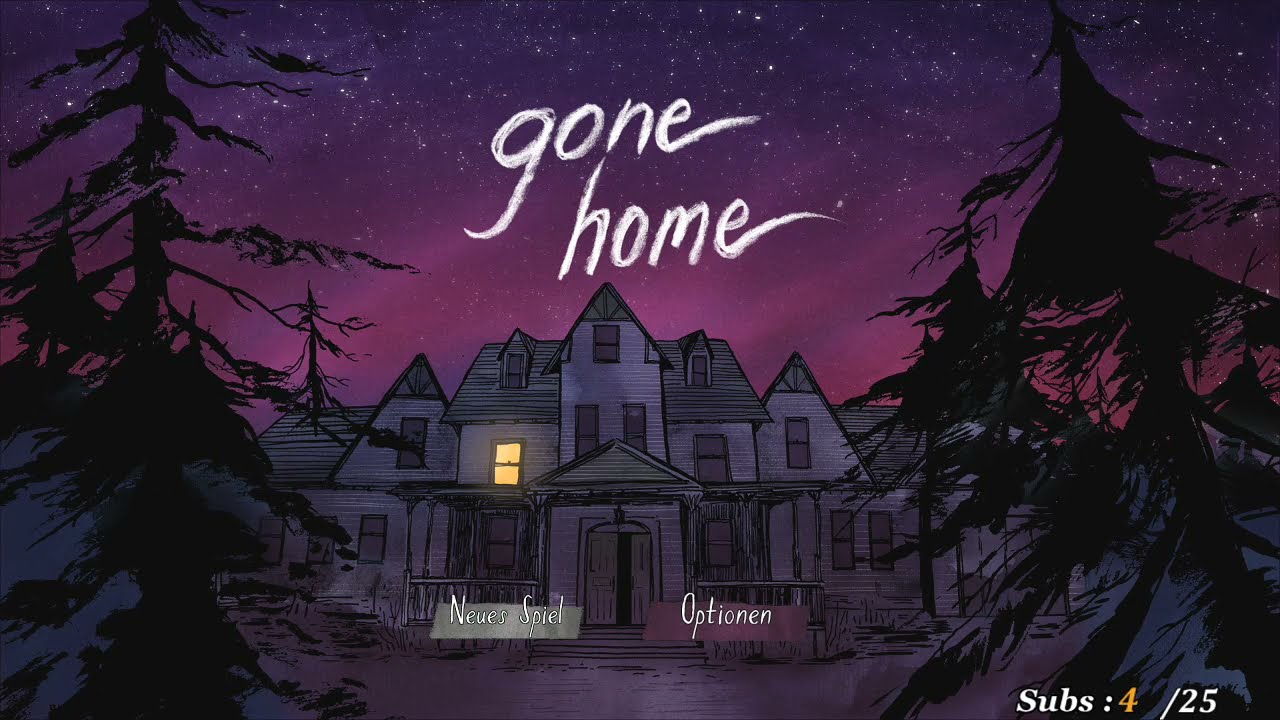 Gone Home /Emotional Sunday / Auf der Suche nach Antworten