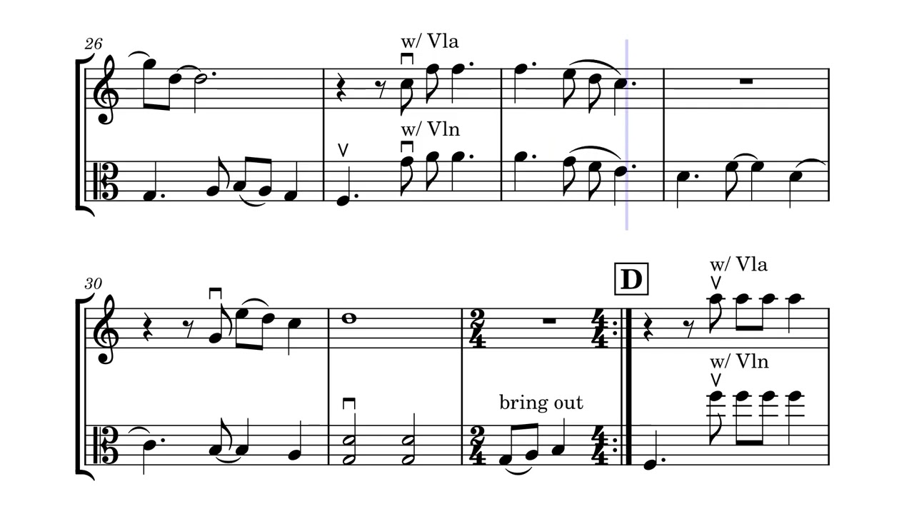 How Long Will I Love You for Violin & Viola arr. Krista Broadway Swider