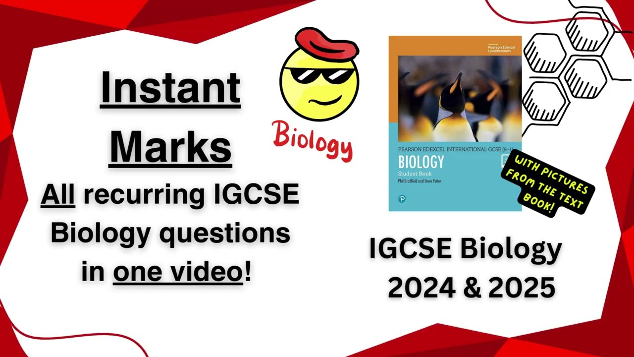 Instant Marks | All Recurring & Common Questions | GCSE/IGCSE Biology 2024 & 2025 Past Papers