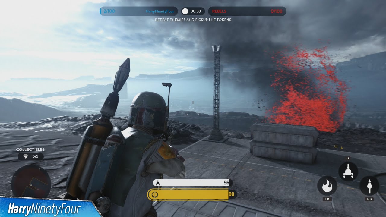 Star Wars Battlefront - All Collectible Locations - Hero Battle on Sullust Collectible Guide
