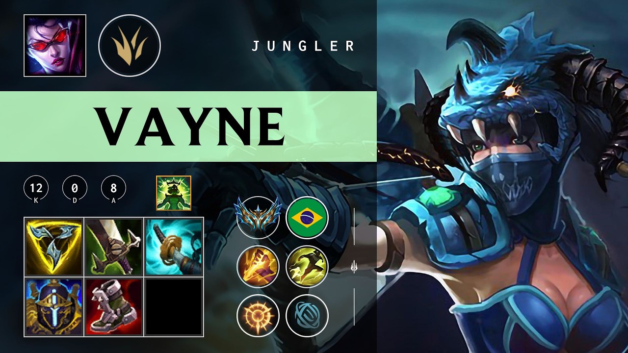 Vayne Jungle vs Kayn - BR Challenger Patch 26.07