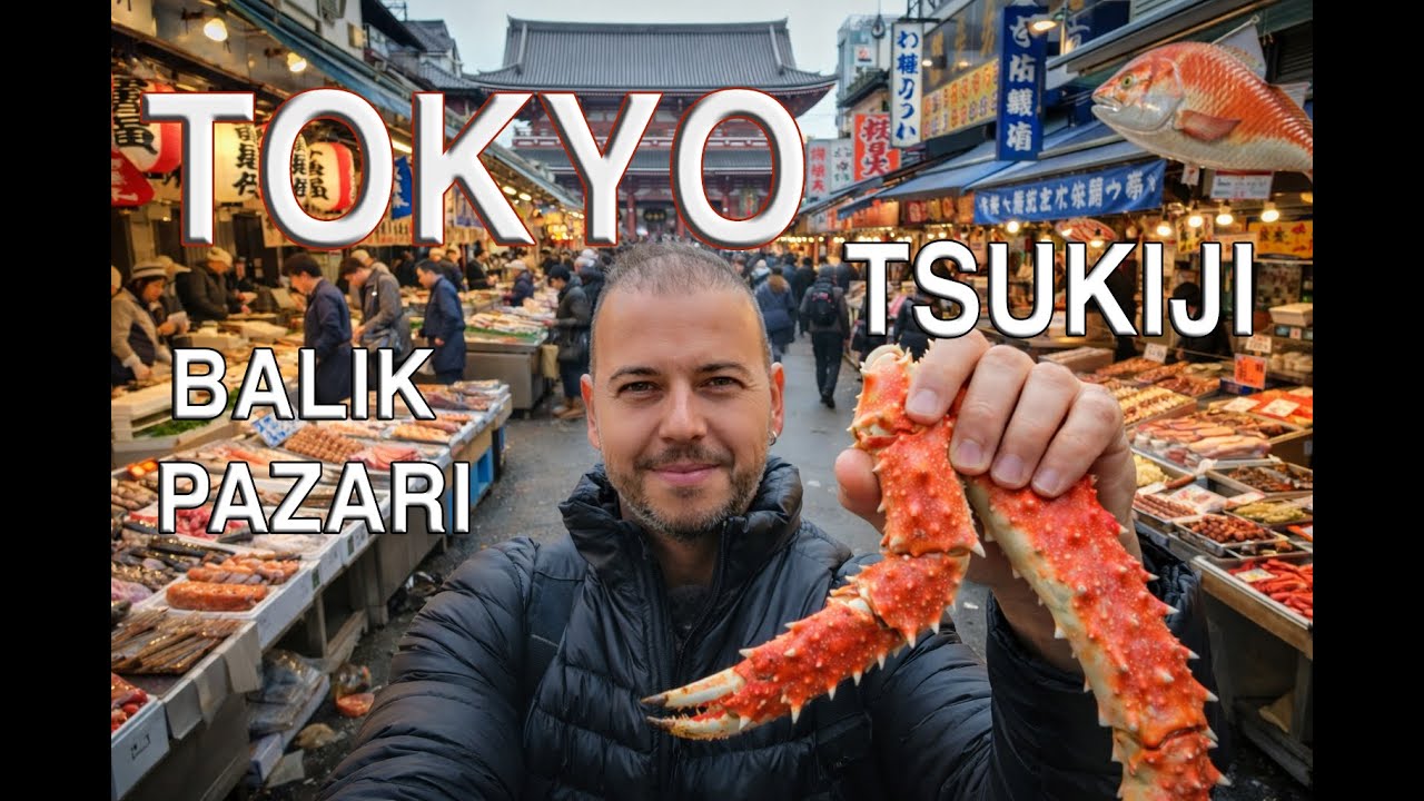 Tokyo TSUKIJI Balık Pazarında iştah açan görüntüler...