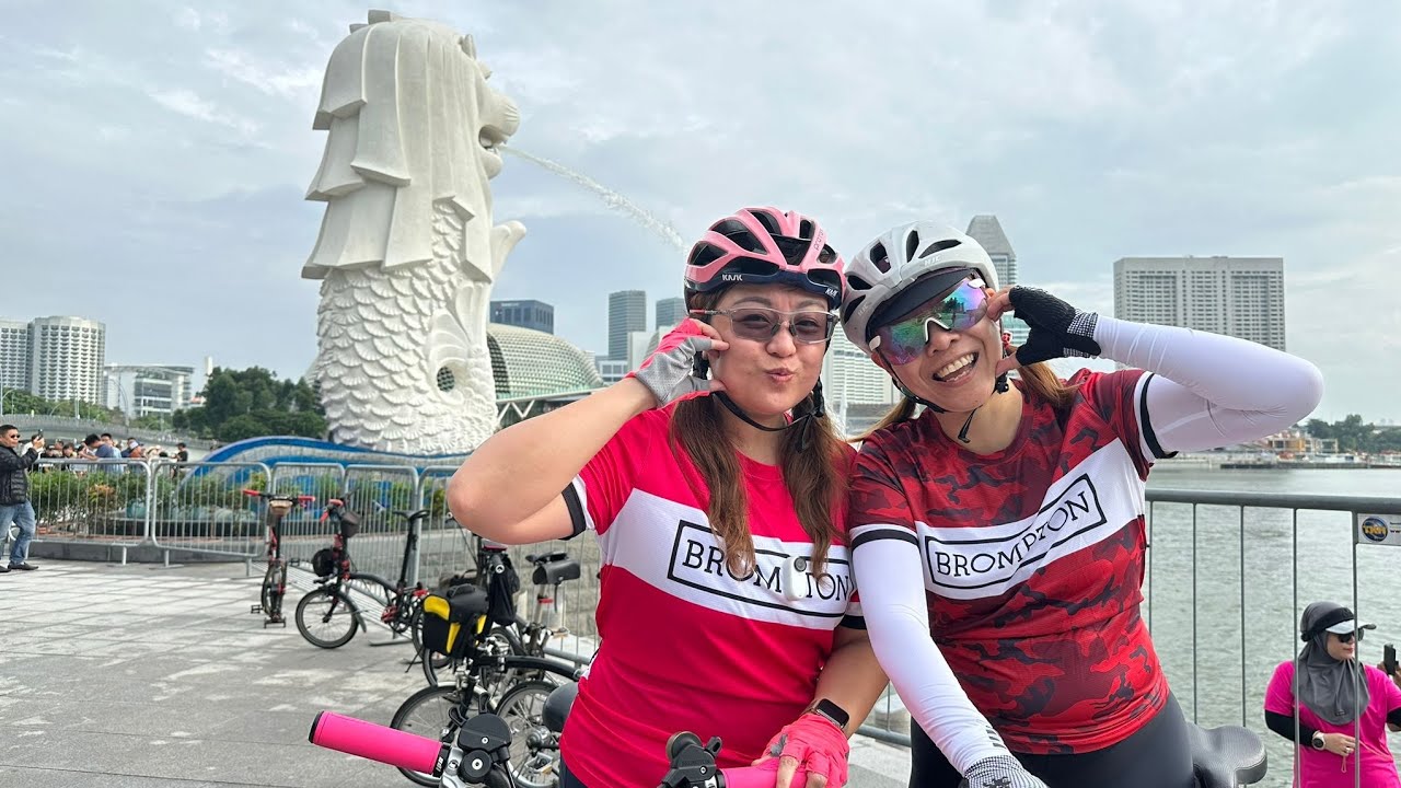 2024 First Ride. Jurong to MBS on Brompton.
