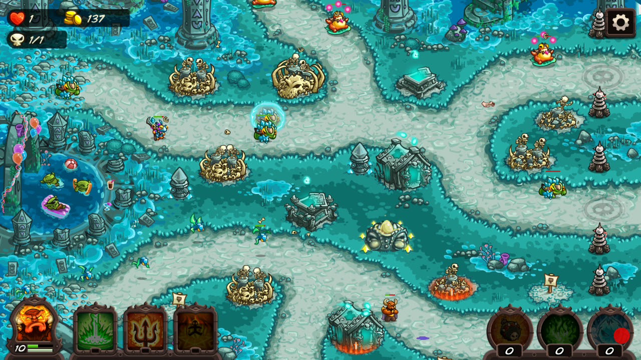 Kingdom Rush Vengeance - Pond of the Sage - Iron Challenge