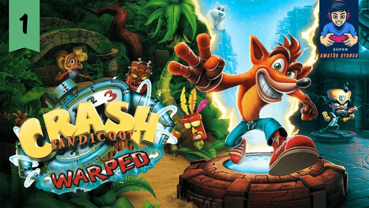 90’ların Efsane Oyunu Geri Döndü !  / CRASH BANDİCOOT WARPED / 1. Bölüm