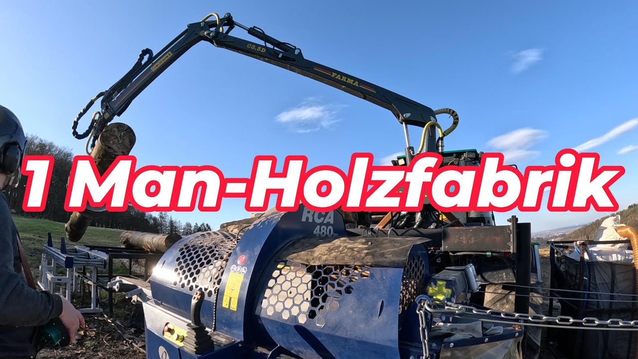 1 Man-Brennholzfabrik - 