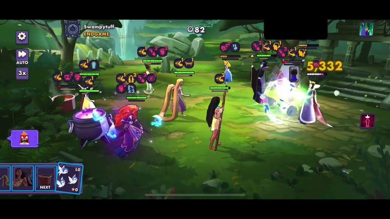G10 Pocahontas destroys Evil Queen, Yzma - Princesses - Disney Sorcerer's Arena - Friendly Brawls