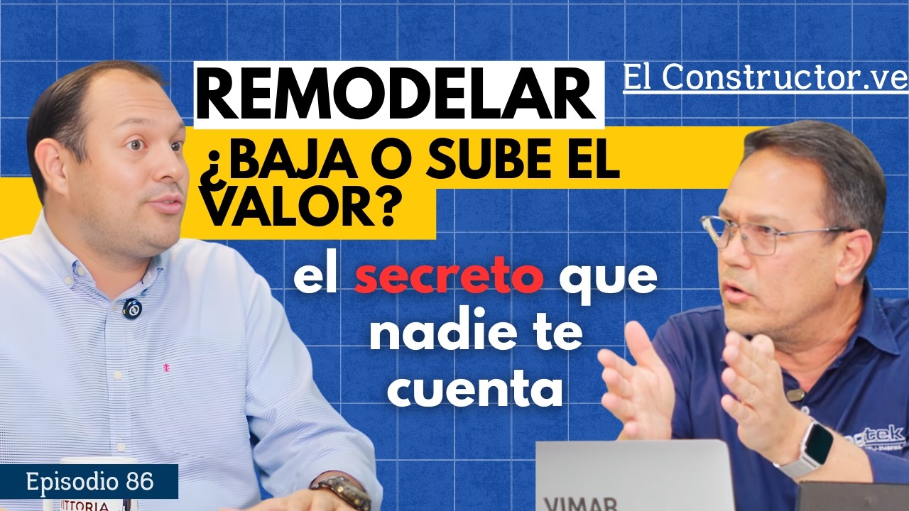 Asesoría en Revestimientos y el Negocio del Flipping| El Constructor|Concreto Hablando Ep 86| ingtek