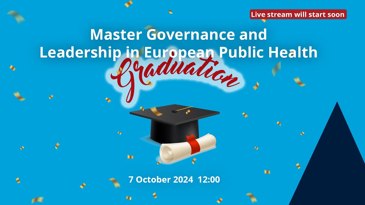 Diploma uitreiking  Governance and Leadership in European Public Health