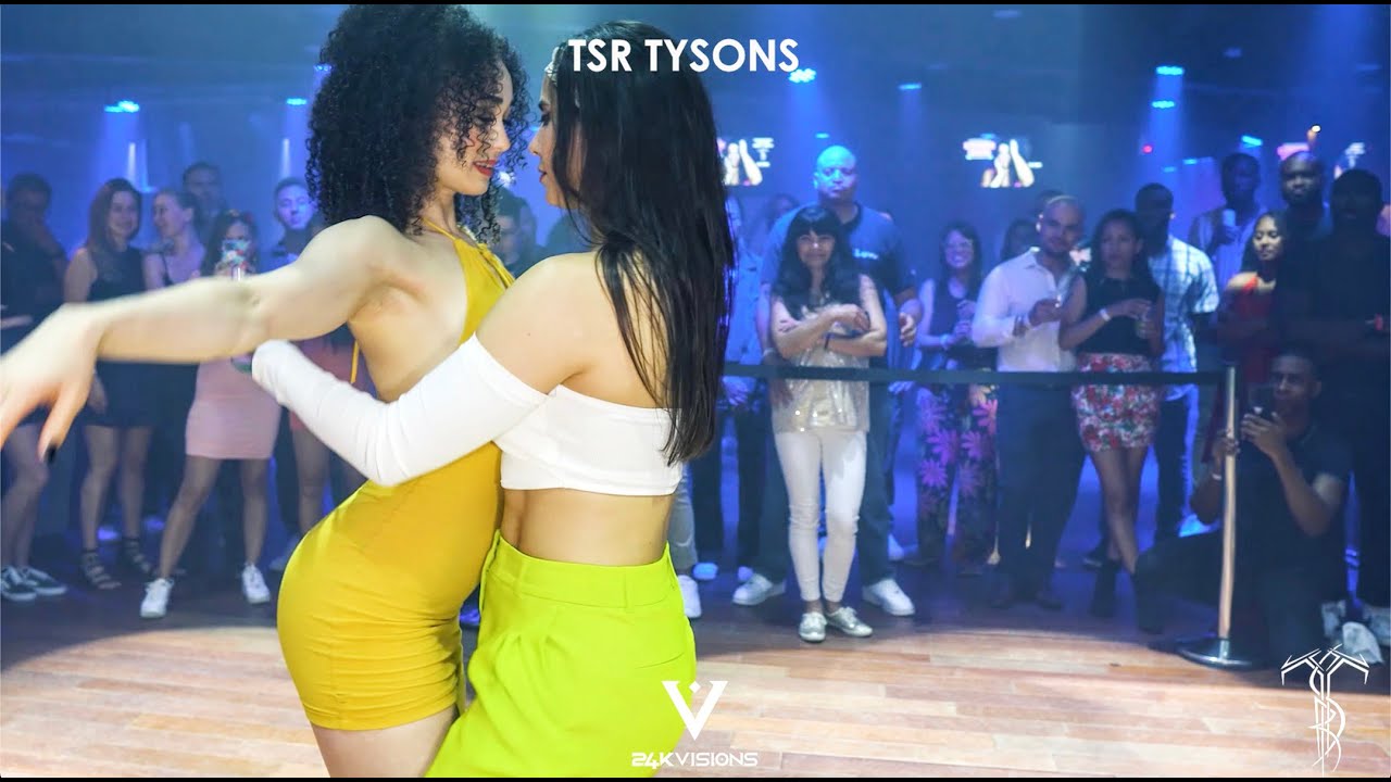 STEPHANIE LUCERO & MCKENZIE Bachata Demo At TSR TYSONS