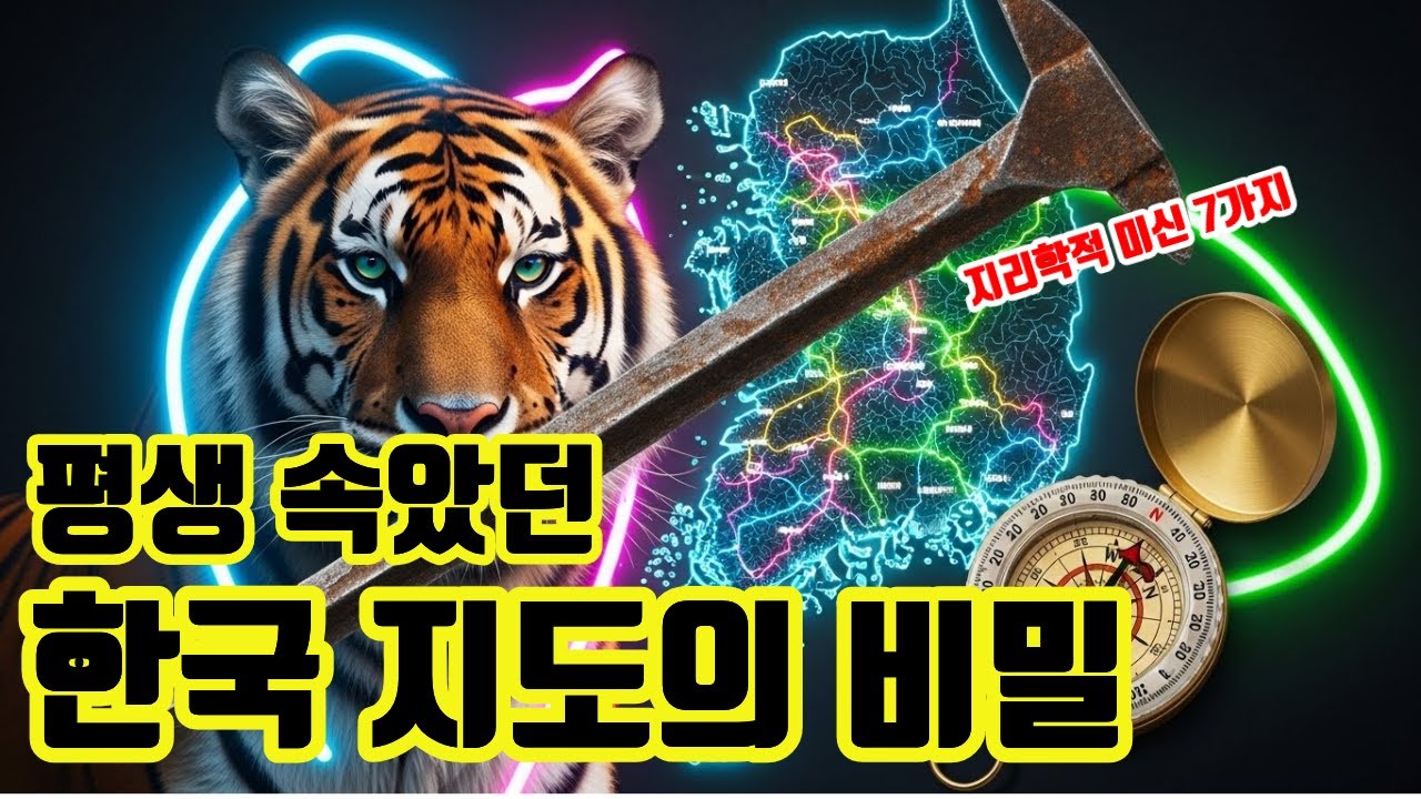 우리가 평생 속았던 한국 지도의 비밀, 지리학적 미신 7가지