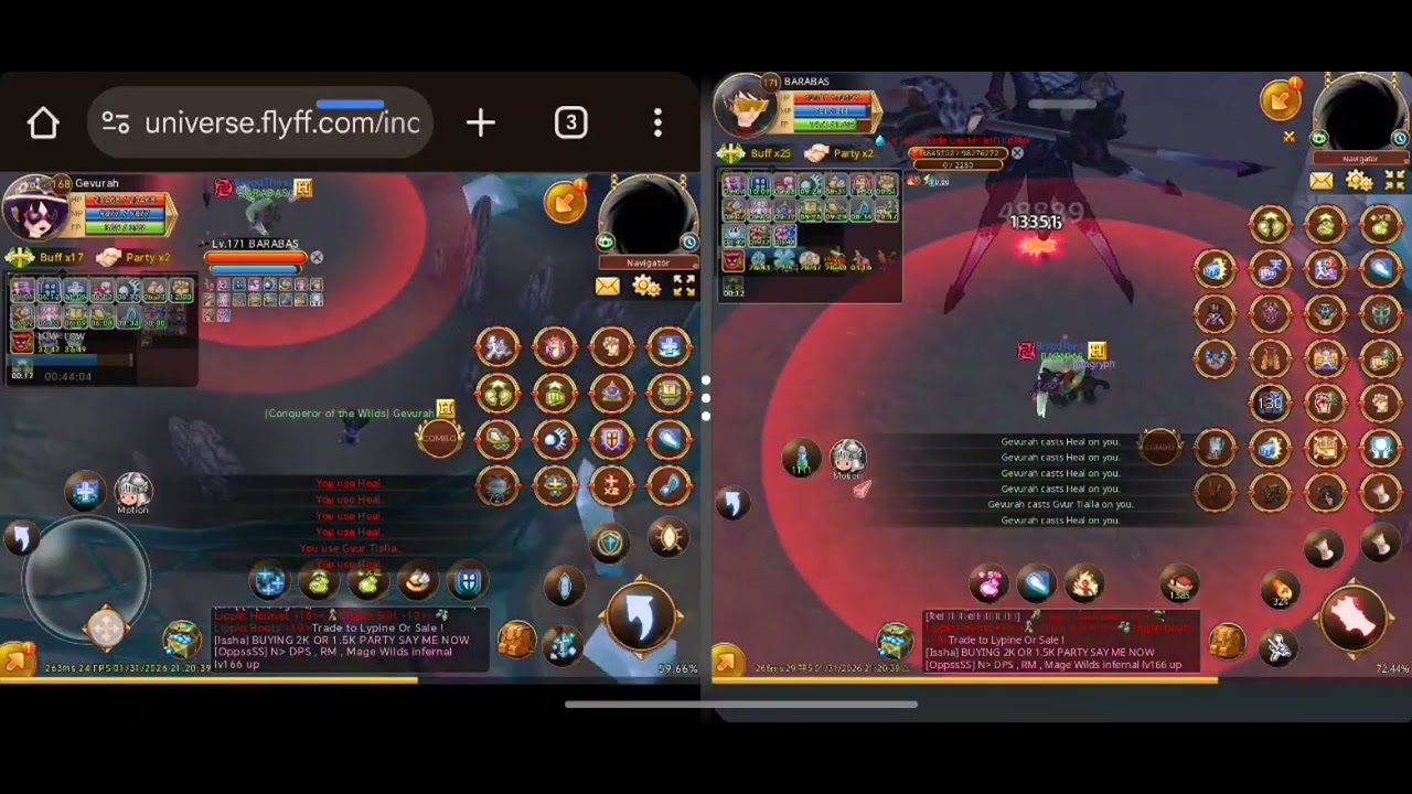 Flyff Universe Kriton Hard Mode Dual in CP