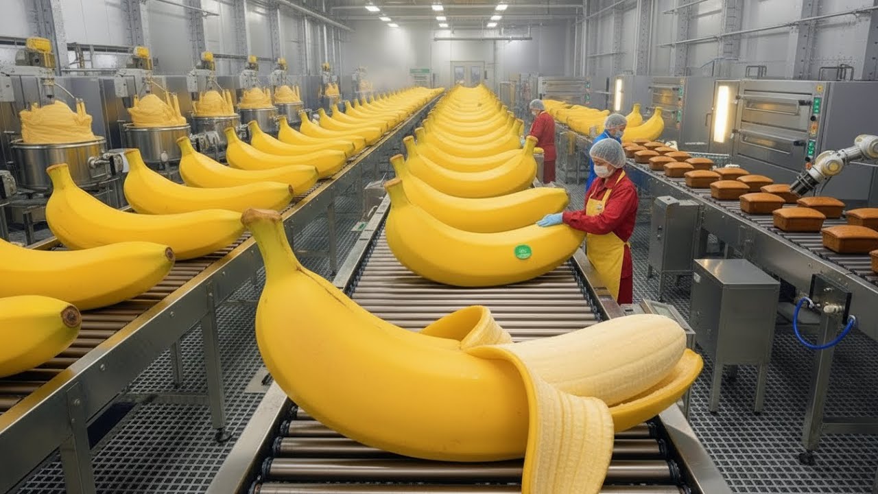 How Banana Bread Is Really Made: Inside a High-Tech Factory From Start to Finish