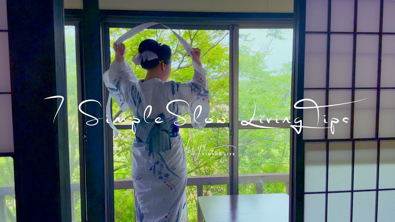 #28 🌱7 Simple Slow Living Tips from Japan | Embrace Peaceful Living