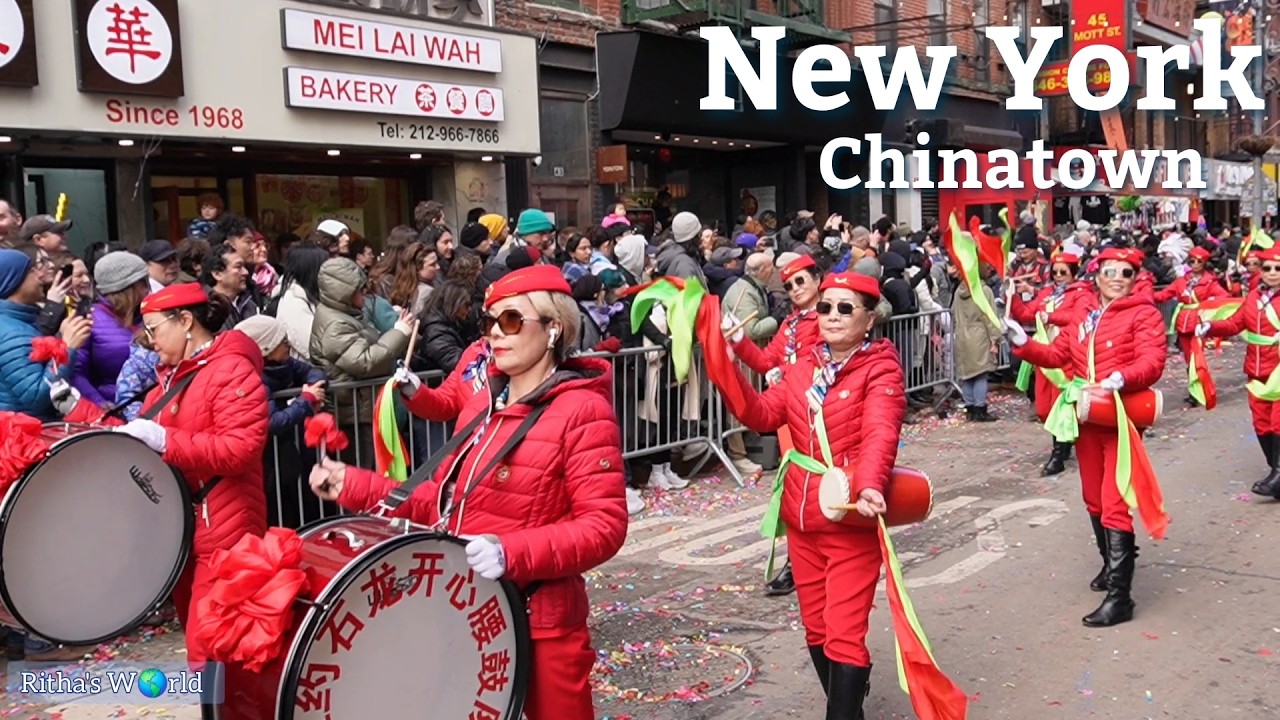 🇺🇸 Desfile del Año Nuevo Lunar Chino 2026 - Año del Caballo - Chinatown - Manhattan  - NYC