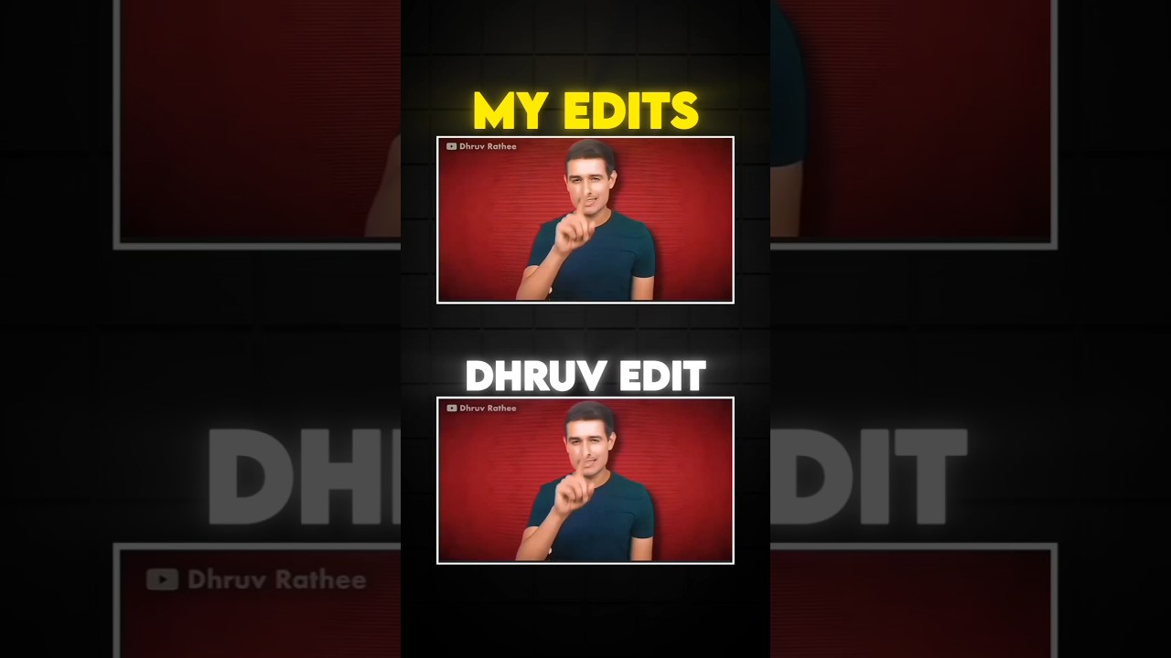 Dhruv Rathee Video Editing Style Part 1 #shorts