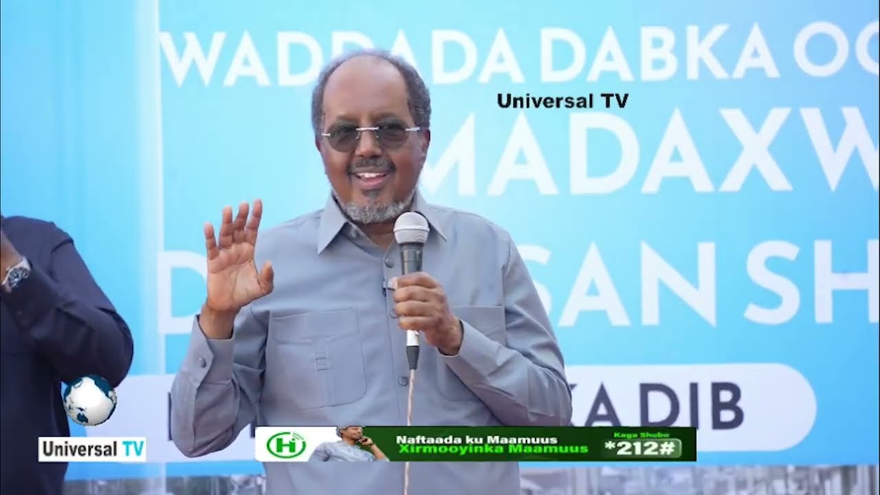 MW Xasan Sheekh Oo weerar afka ah ku qaday MW Laftagreen