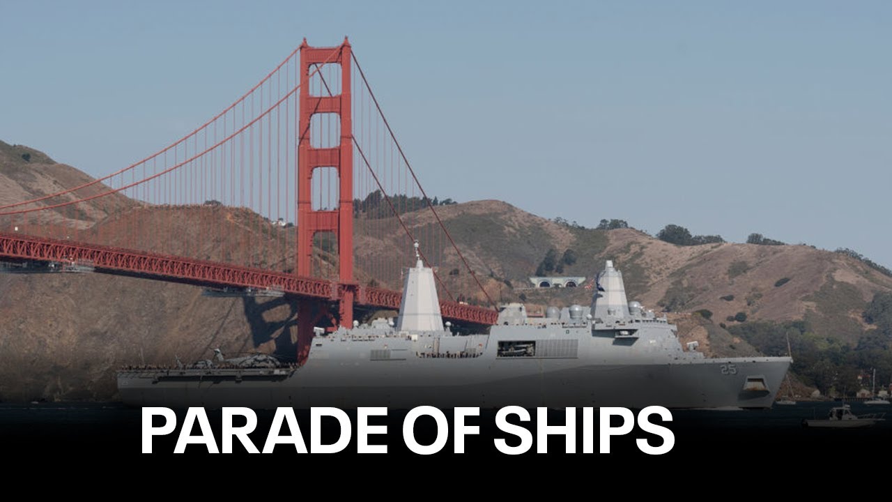 WATCH LIVE: Fleet Week's Parade of Ships in San Francisco Bay