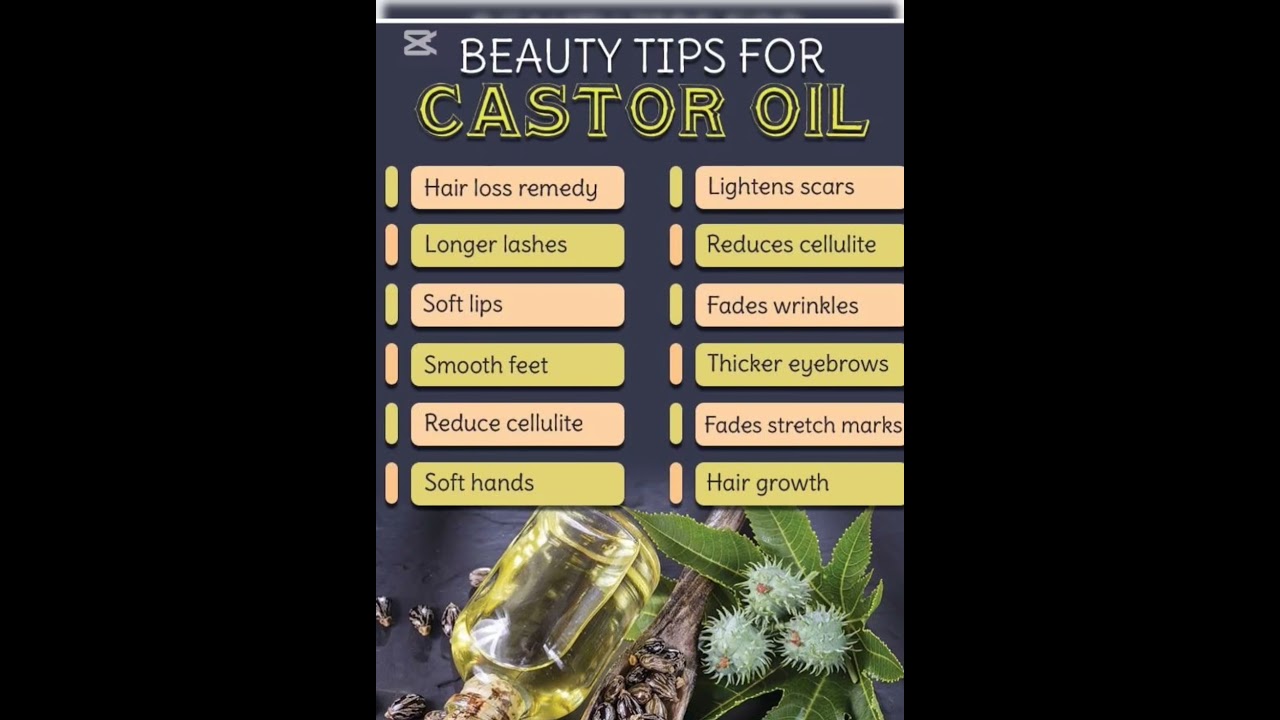 Castor oil beauty tips 