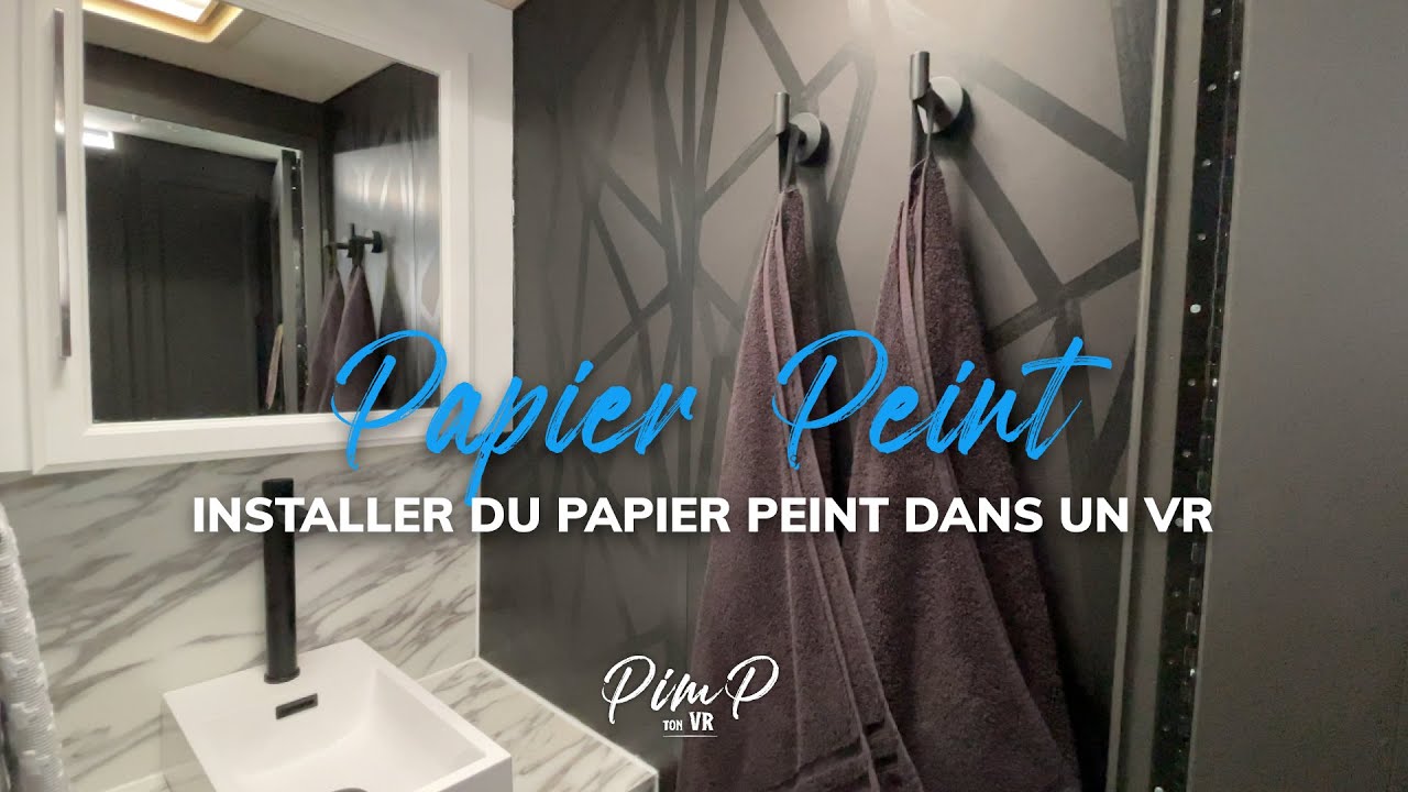 Installer du papier peint sur les murs de son VR ou sa roulotte