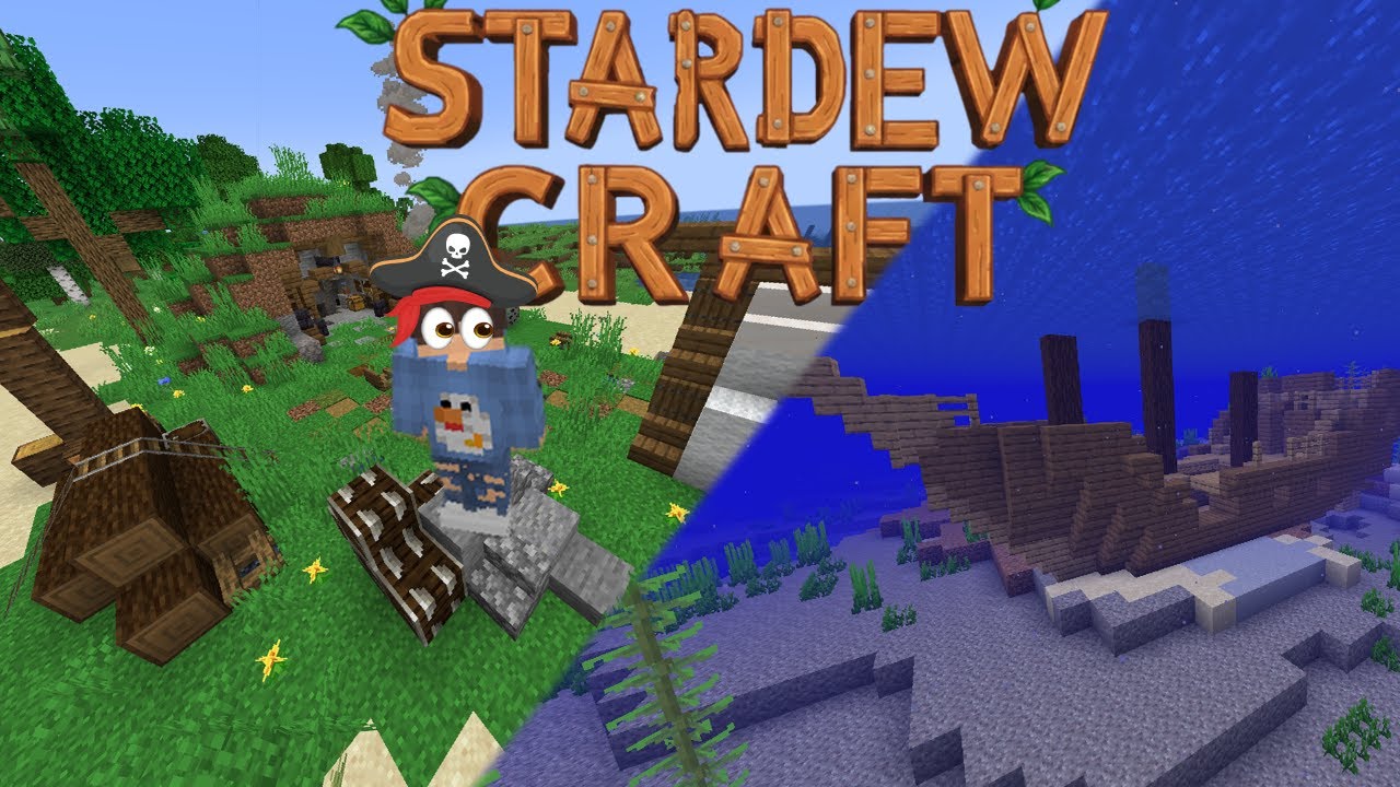 Encontrei um ESCONDERIJO PIRATA no meu mundo - StardewCraft #4