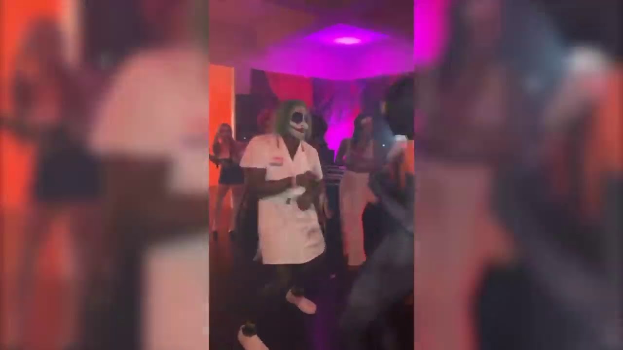 John Wall as JOKER Dances To The Dougie On Halloween Party!
