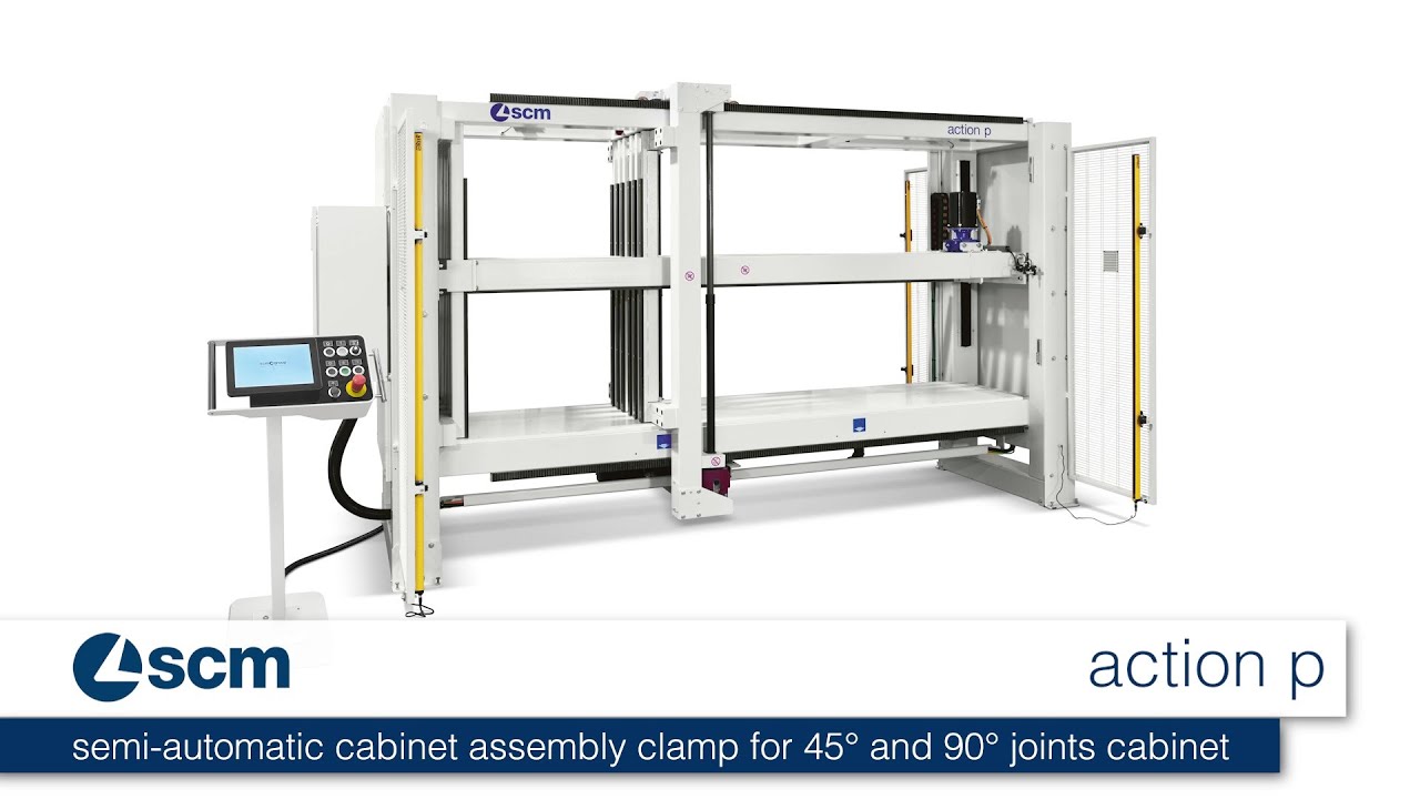 scm action p - semi automatic cabinet assembly clamp