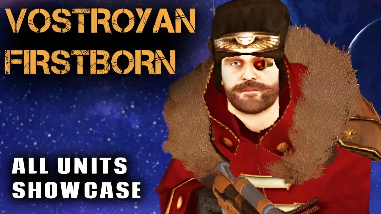 Dawn of War: Unification Mod 7.0 - Vostroyan Firstborn all units showcase | New Update 2024