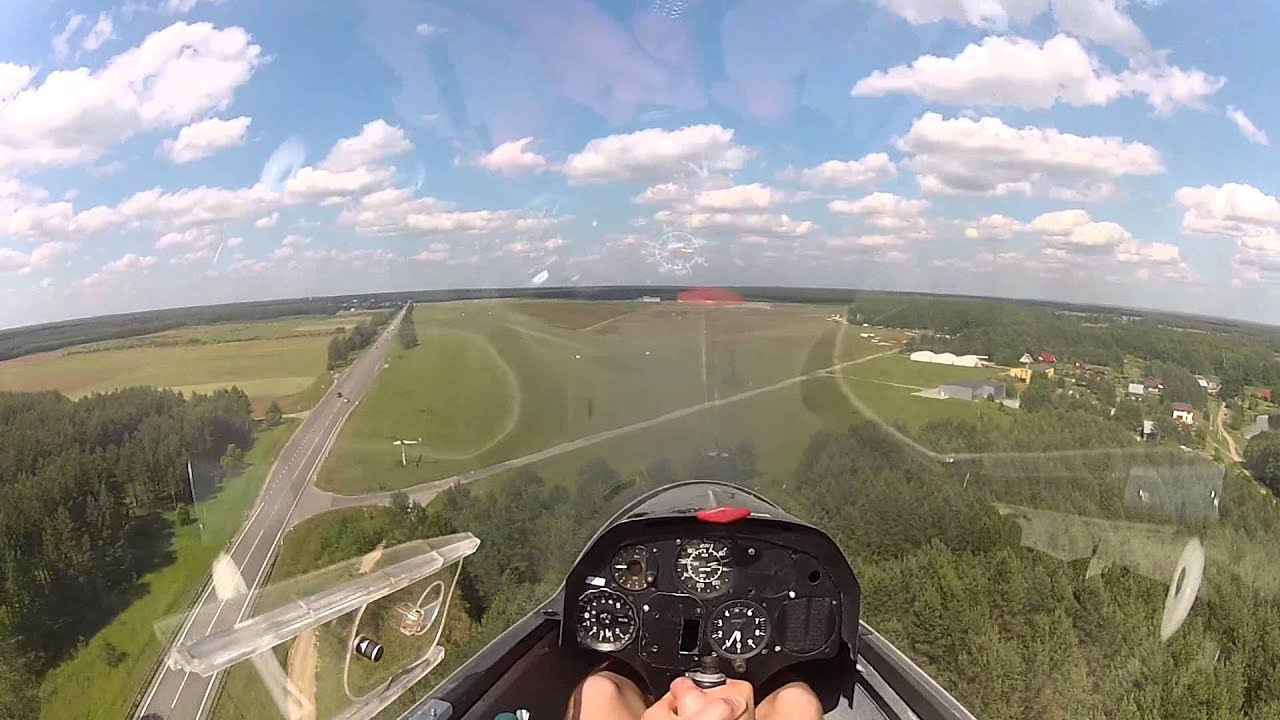 SZD-48-3 low pass at Paluknys airfield