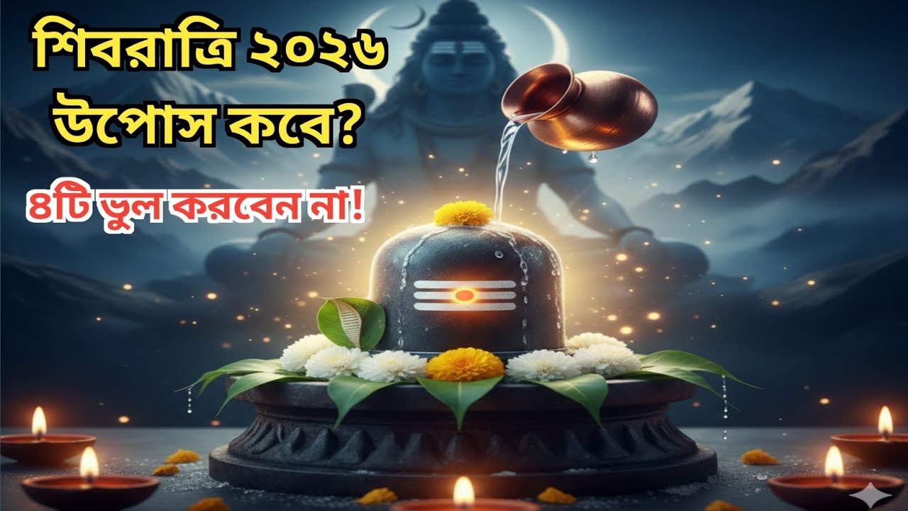 ২০২৬ শিবরাত্রি: এই ১টি ভুল করলে সারাজীবনের পুণ্য নষ্ট হবে! ১৫ না ১৬ই ফেব্রুয়ারি? 😱