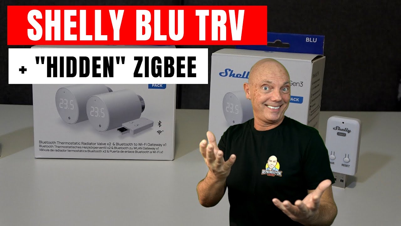 Shelly TRV Termostater til dit Smart Home