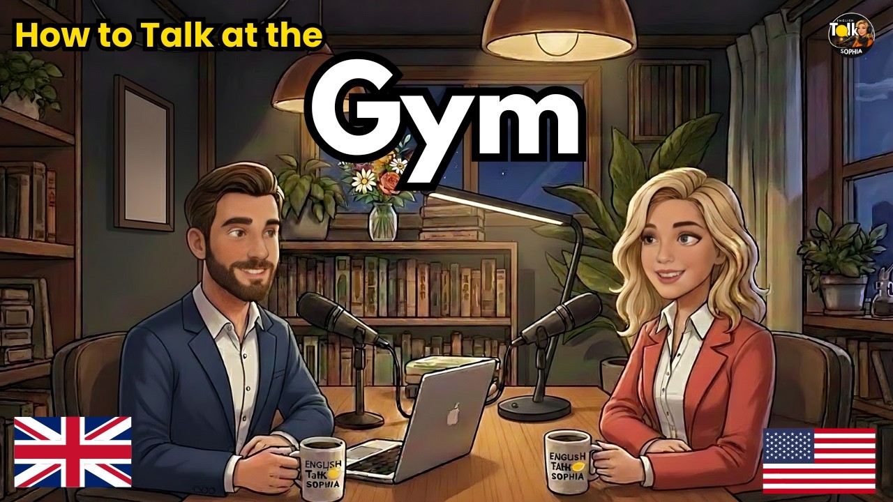 How to Talk at the Gym in English | English Conversation Practice