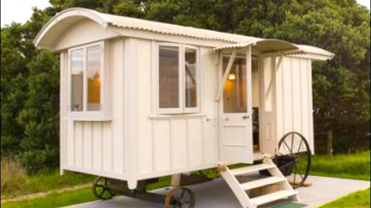 Stunning Shepherds Hut Micro Cabin with Ocean Views in New Zealand