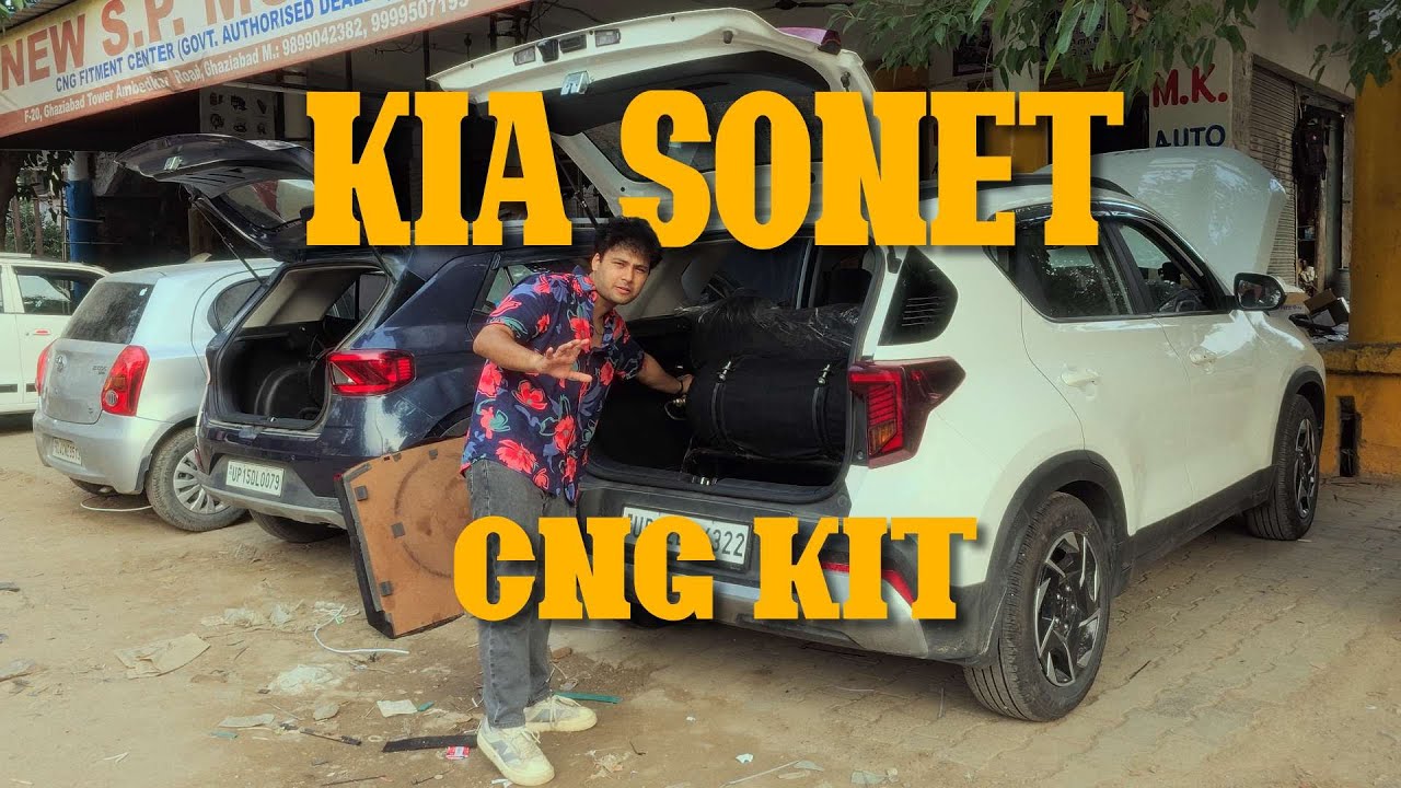 Kia Sonet | CNG Kit Fitting | #cngkit #kia  #kiasonet