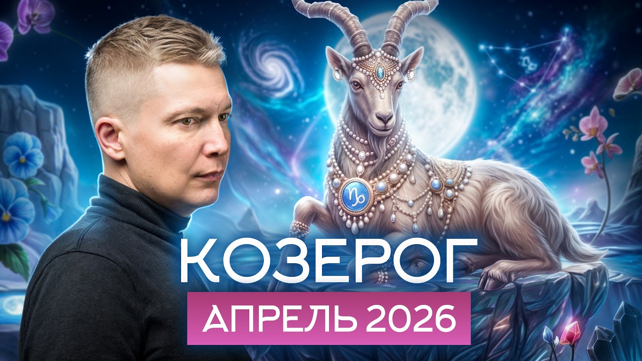 Козерог Апрель 2026. Отправная точка &mdash; здесь! Душевный гороскоп Павел Чудинов