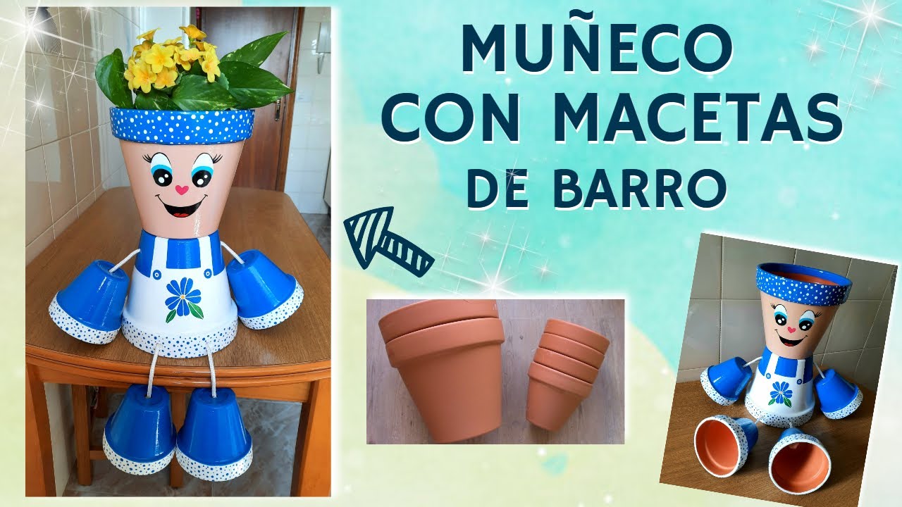 MACETA DIY. MACETA DE MUÑECO | Paso a paso
