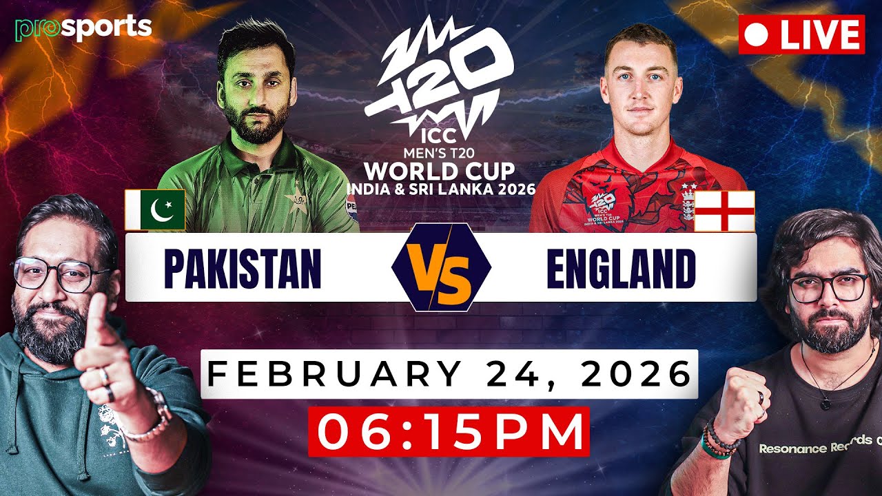 🔴LIVE Pakistan Vs England! | Super 8s | T20 World Cup Live