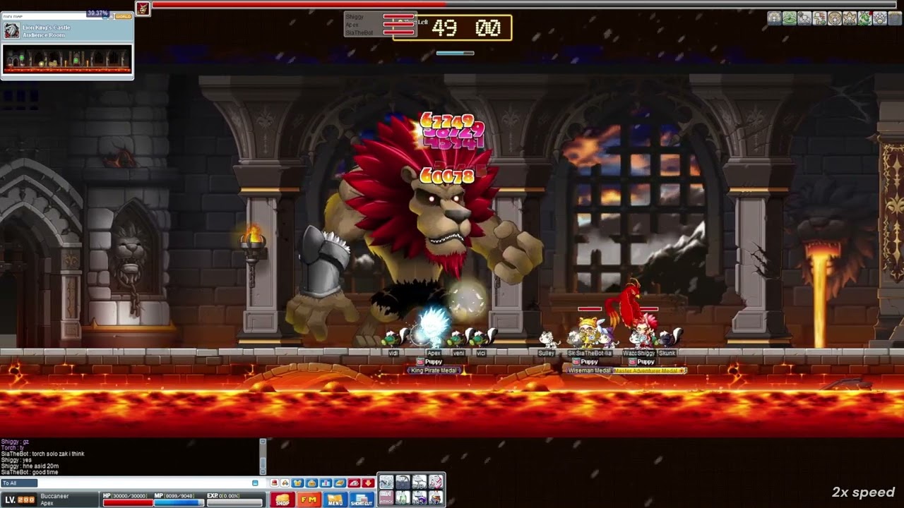 [Old School Maplestory/OSMS] Von Leon Trio
