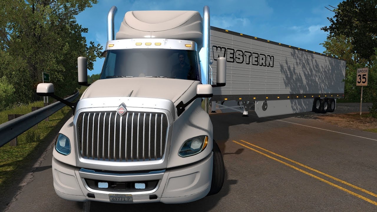INTERNATIONAL LT | Oregon | Transportando Frutas Frescas | Utility Custom reefer