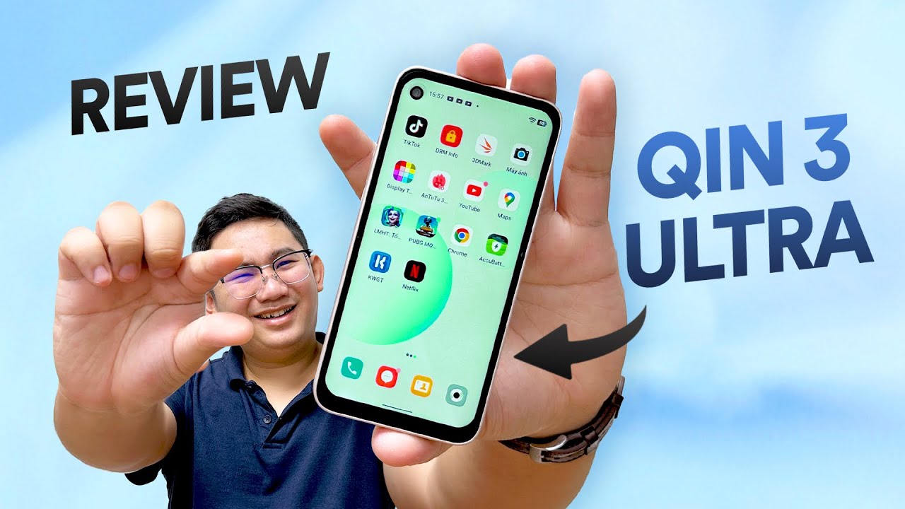 Review smartphone mini douqin Qin 3 Ultra: pin 6h, game ổn!