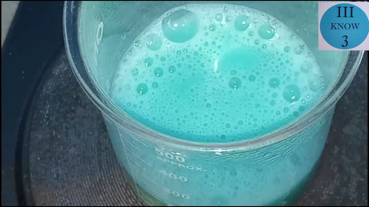 Hydrochloric Acid on Brass Pieces