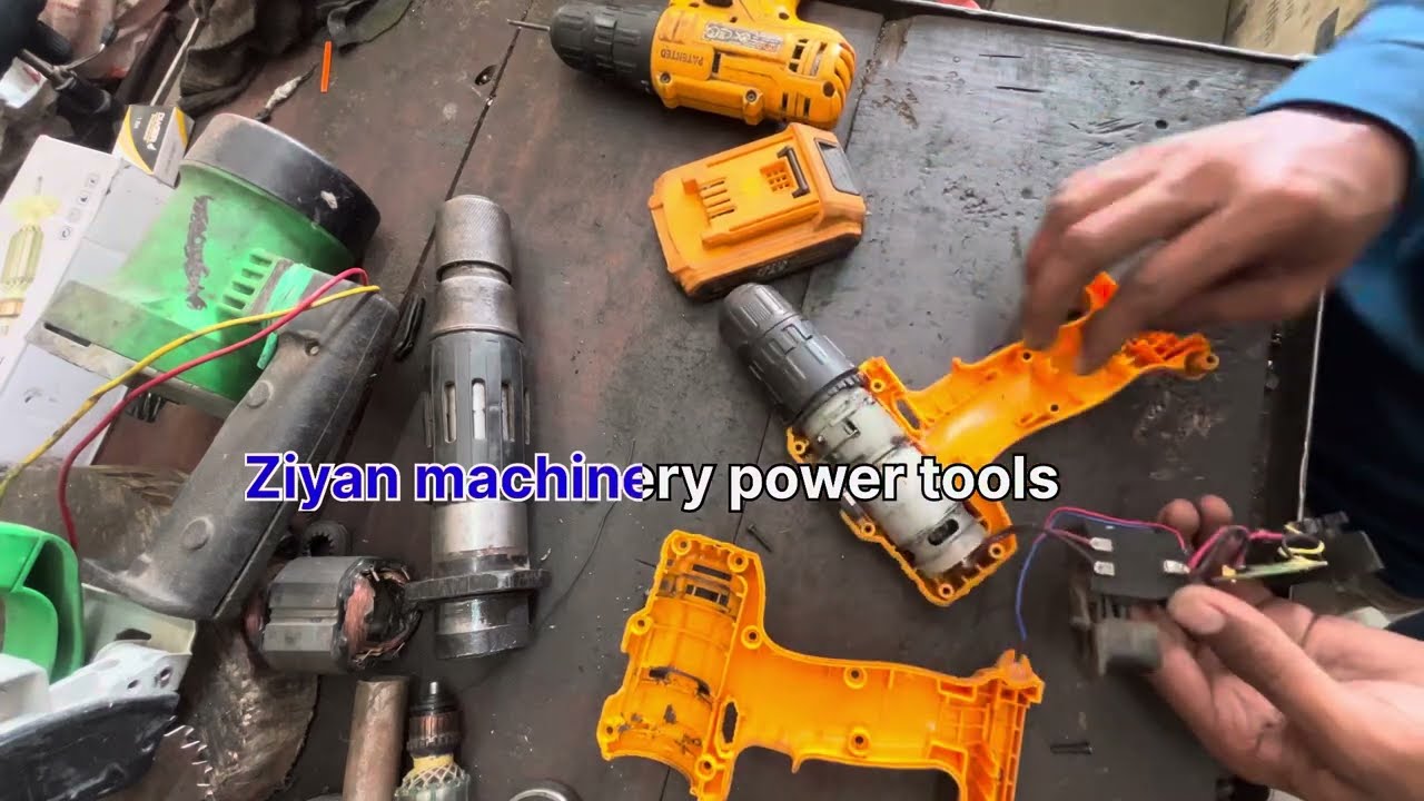 ingco कार्डलेस ड्रिल मशिन 20v रिपेअर ingco cordless drill 20v repair 🧰😎#tools #ingco #ziyantools