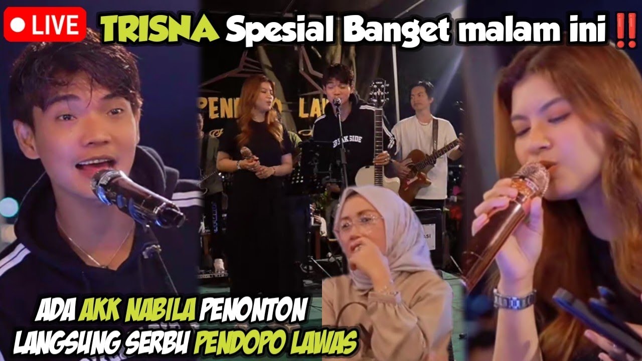 LIVE TRISNA SPESIAL BANGET‼️MALAM INI KEDATANGAN AAK NABILA MAHARANI PENONTON SERBU PENDOPO LAWAS