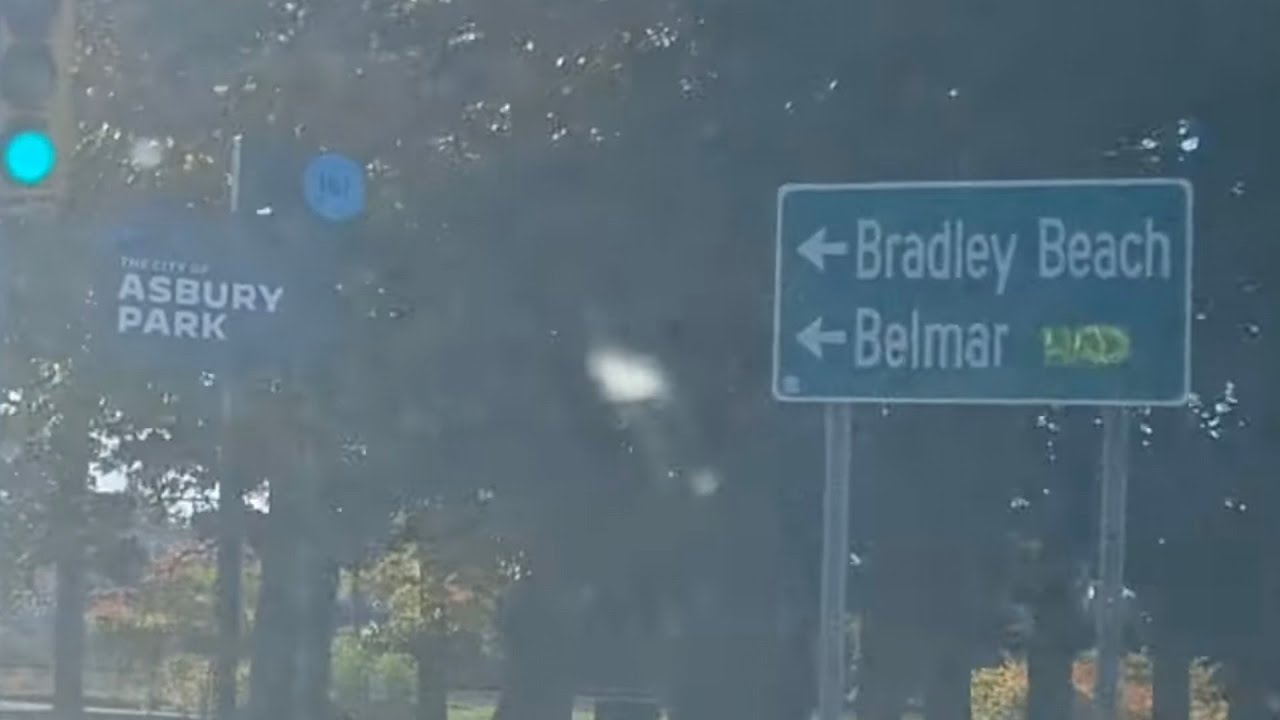 Asbury Park NJ / Bradley Beach NJ and surronding areas Via. NJ. state route 71 SOUTHBOUND #fall2024 