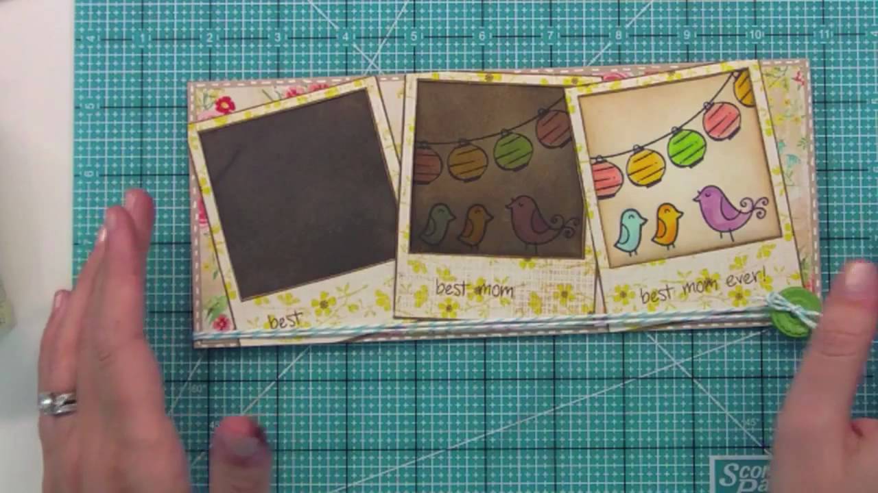 how to: a developing polaroid card from start to finish