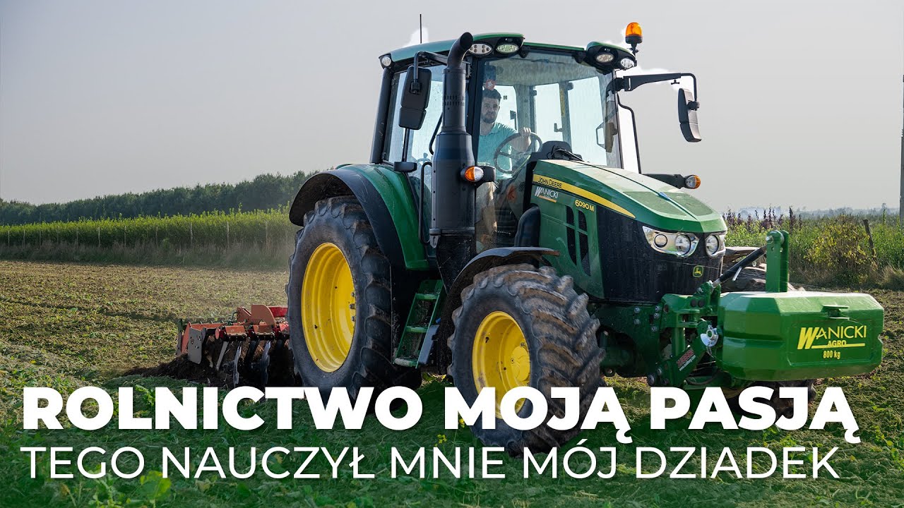 Pasja do rolnictwa od pokoleń l John Deere 6090M i Talerzówka Agro-System | Rolnik Na Czasie