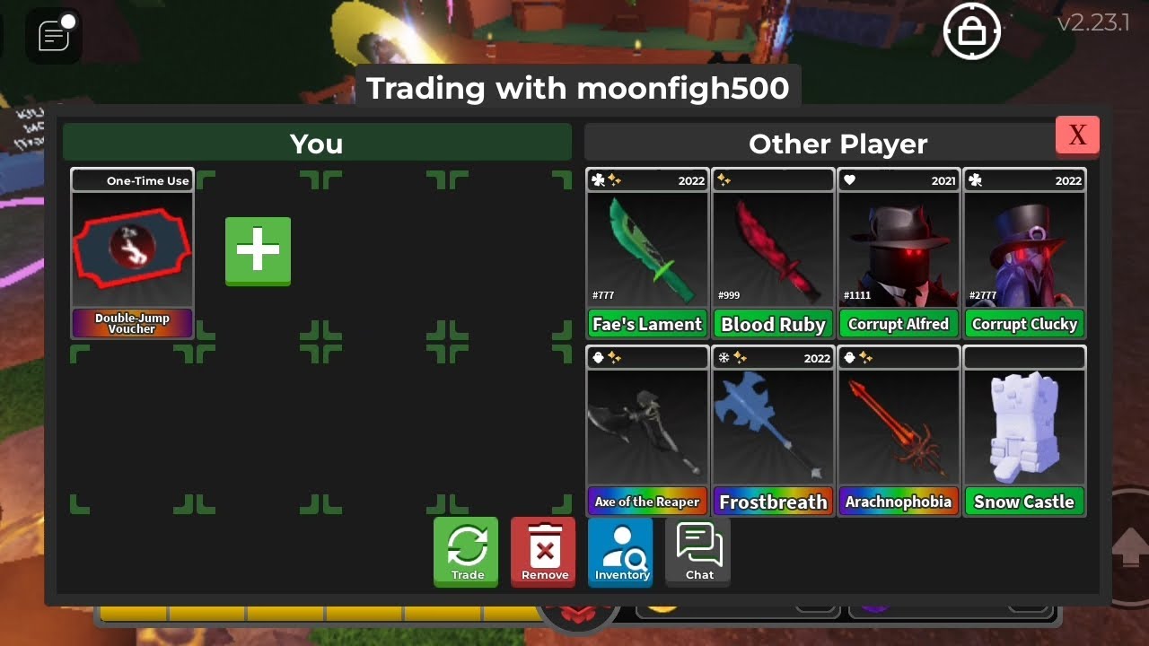 Trading Double Jump Voucher | Roblox | Survive The Killer