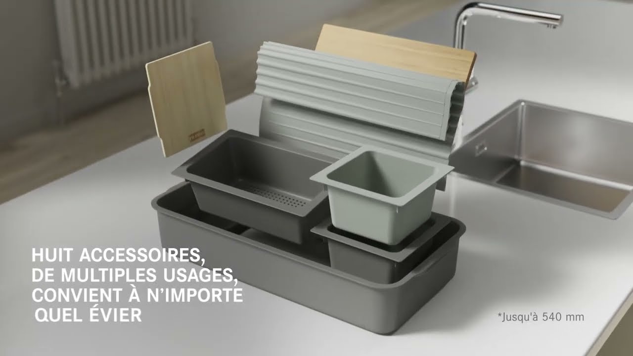 Franke ALL-IN - Le syst&egrave;me flexible de pr&eacute;paration culinaire - B&eacute;n&eacute;fices- Fran&ccedil;ais